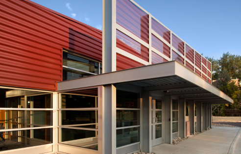 golden colorado public works building displaying contemporary architecture