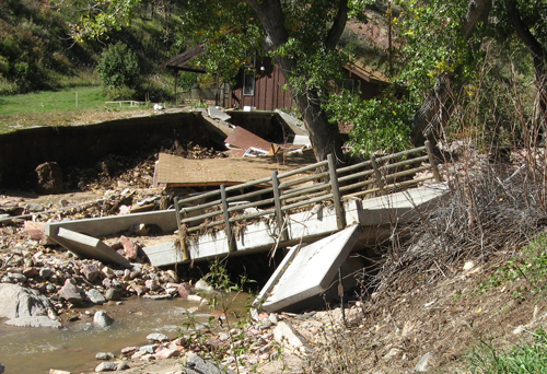 Bridge damages in floods
