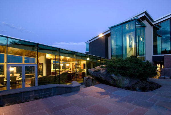 custom glass house in boulder colorado