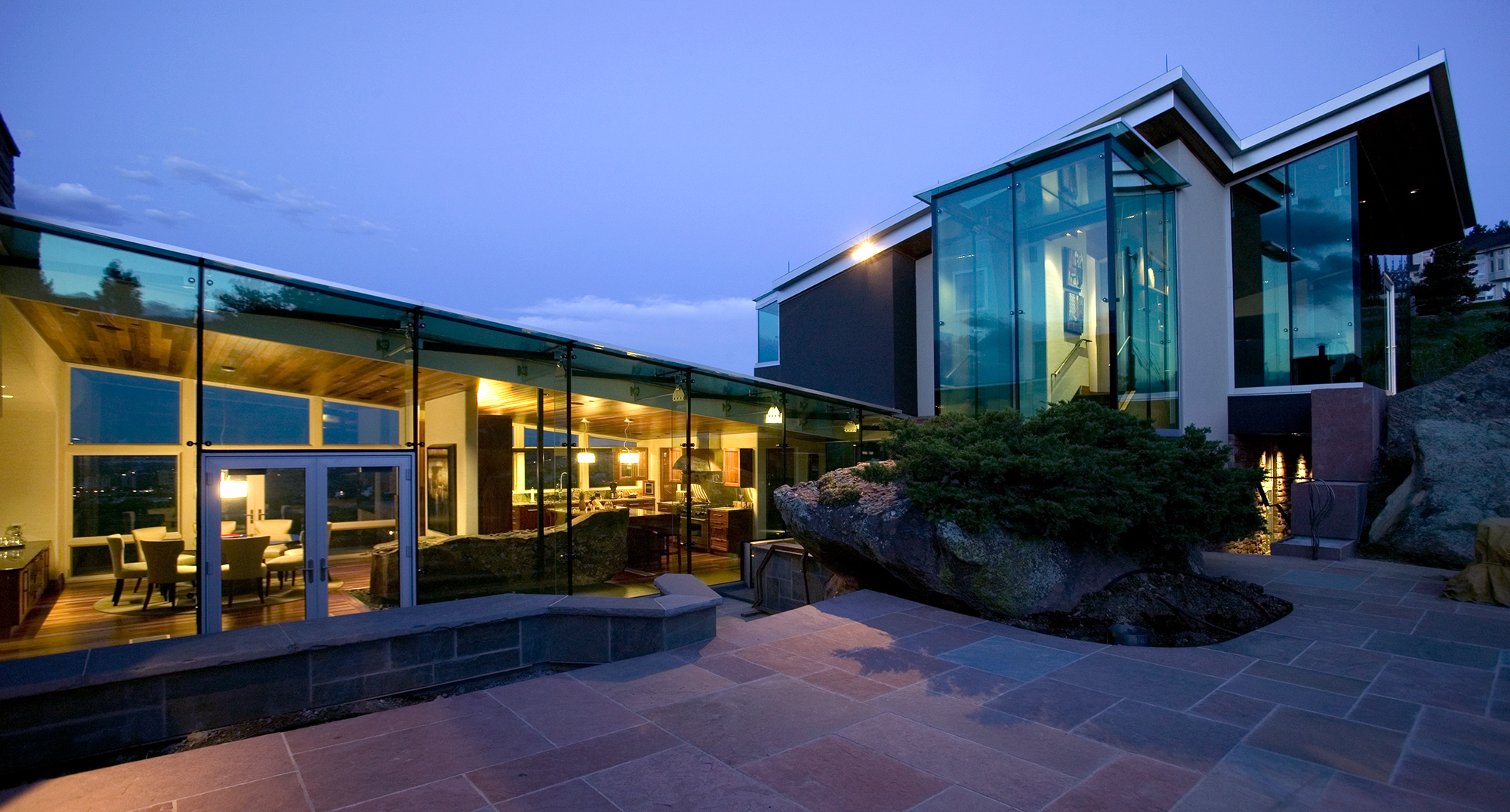 custom glass house in boulder colorado