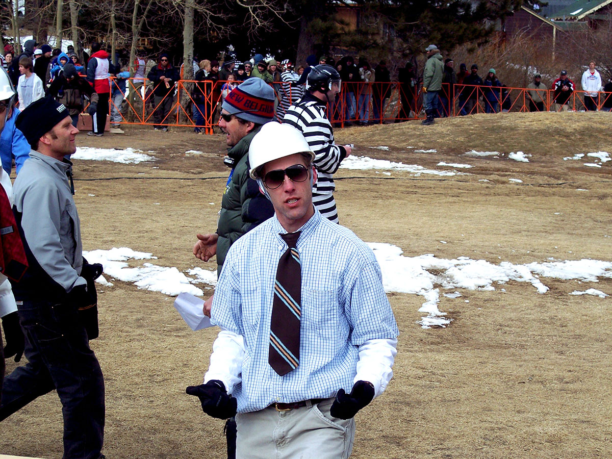 Team member dressed as an Engineer