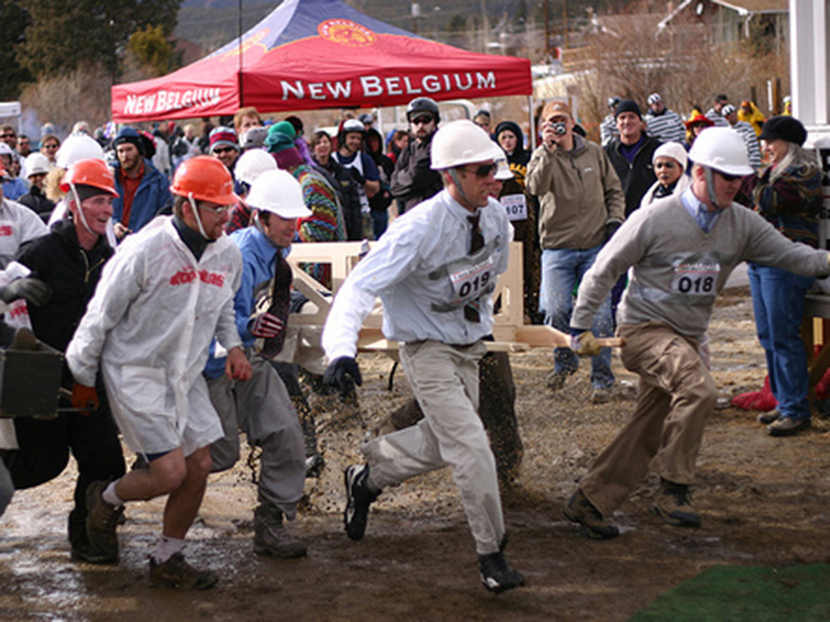 Team participating in Dead Guy Days