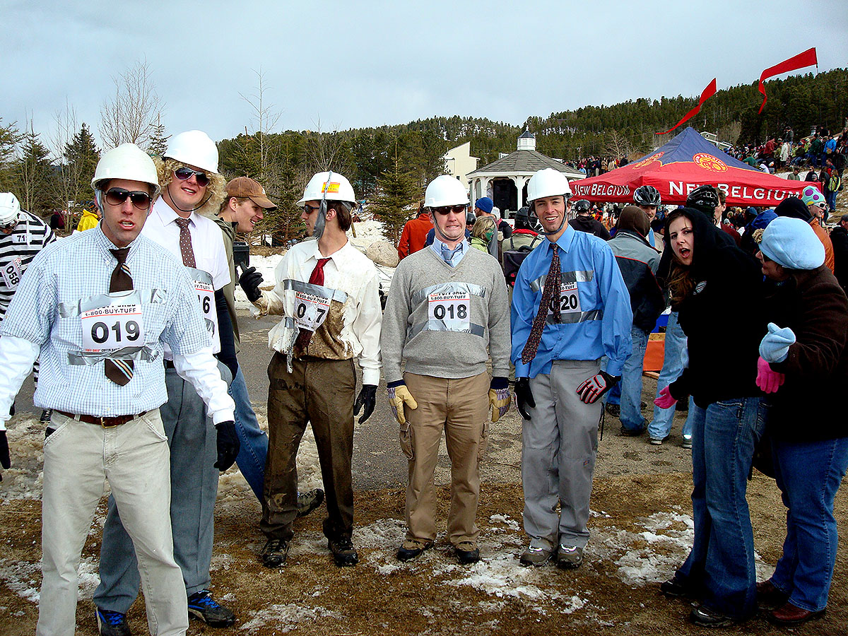 Team participating in Dead Guy Days